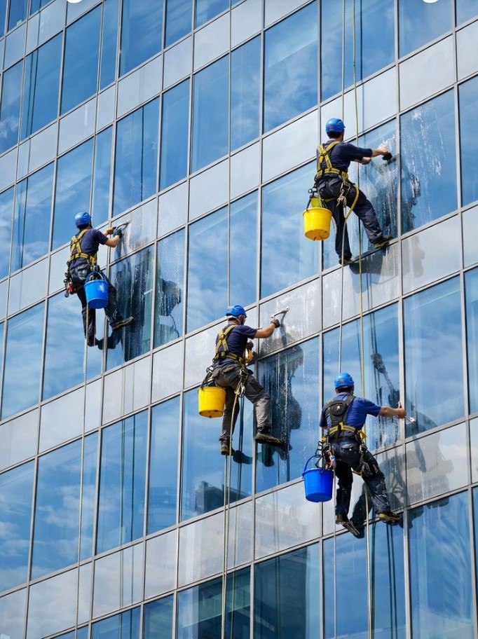 High-Rise Façade Cleaning Safety
